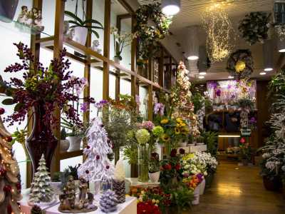 Il locale � completamente invaso da colori e profumi che creano un�atmosfera vivace e allegra